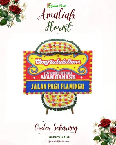 Bunga Papan Congratulation di Paal Lima